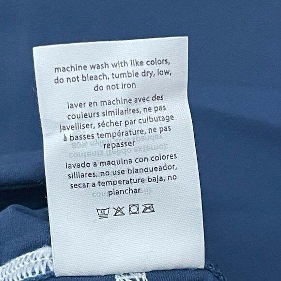 WeWoreWhat Blue Leggings with White Trim - Picture 8 of 12